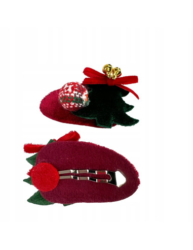 Spinki do włosów Swiąteczne na Boże Narodzenie...