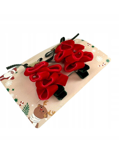 Spinki do włosów Swiąteczne na Boże Narodzenie...