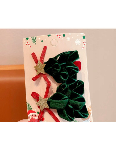 Spinki do włosów Swiąteczne na Boże Narodzenie...