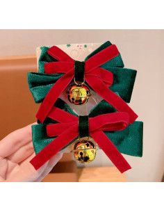 Spinki do włosów na Boże Narodzenie Kokardka z...