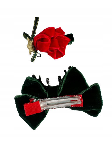 Spinki do włosów Swiąteczne na Boże Narodzenie...