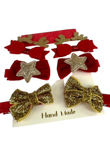 Spinki do włosów Swiąteczne na Boże Narodzenie...