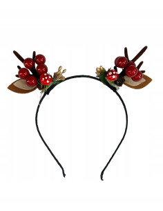 Opaska na włosy na Boże Narodzenie Rogi Renifera Lolita...