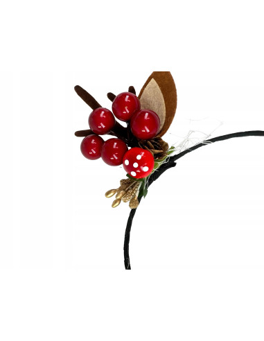 Opaska na włosy na Boże Narodzenie Rogi...