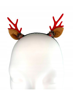 Opaska na włosy na Boże Narodzenie Rogi Renifera Lolita... 2