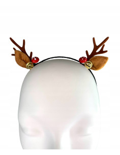 Opaska na włosy na Boże Narodzenie Rogi Renifera z...