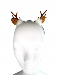Opaska na włosy na Boże Narodzenie Rogi Renifera Lolita... 2