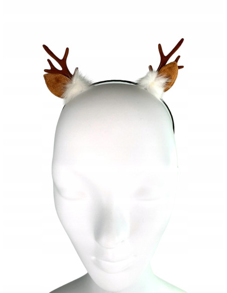 Opaska na włosy na Boże Narodzenie Rogi Renifera Lolita Accessories