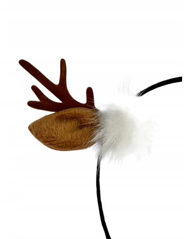 Opaska na włosy na Boże Narodzenie Rogi...