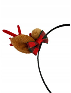 Opaska na włosy na Boże Narodzenie Rogi Renifera Lolita...