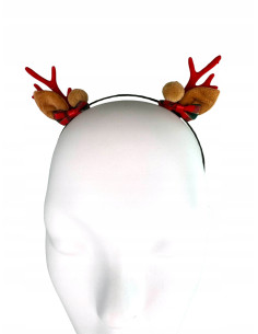 Opaska na włosy na Boże Narodzenie Rogi Renifera Lolita... 2