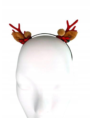 Opaska na włosy na Boże Narodzenie Rogi...