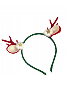 Opaska na włosy na Boże Narodzenie Rogi Renifera Lolita...