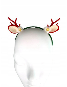 Opaska na włosy na Boże Narodzenie Rogi Renifera Lolita... 2