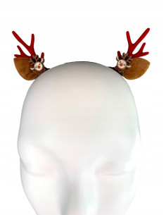 Opaska na włosy na Boże Narodzenie Rogi Renifera Lolita...
