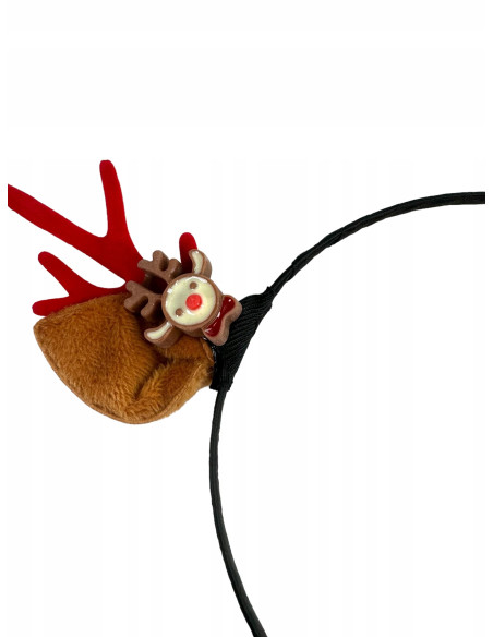 Opaska na włosy na Boże Narodzenie Rogi Renifera Lolita Accessories
