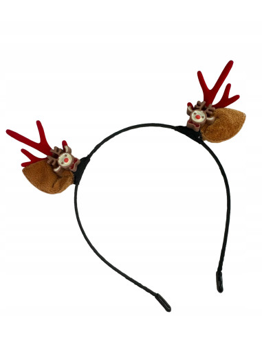 Opaska na włosy na Boże Narodzenie Rogi...
