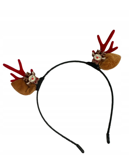 Opaska na włosy na Boże Narodzenie Rogi Renifera Lolita Accessories