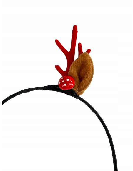 Opaska na włosy na Boże Narodzenie Rogi Renifera Lolita Accessories