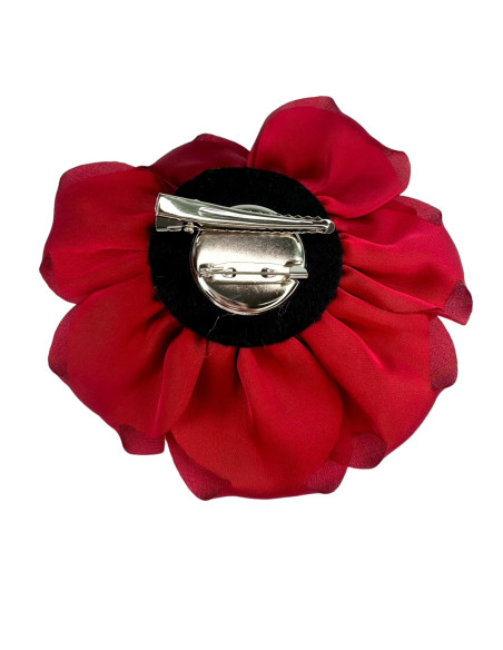 KWIAT Z MATERIAŁU BROSZKA PRZYPINKA PREZENT LOLITA ACCCESSORIES 12 CM