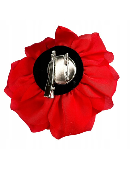 KWIAT Z MATERIAŁU BROSZKA PRZYPINKA PREZENT LOLITA ACCCESSORIES 12 CM