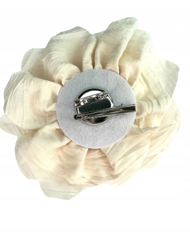 KWIAT Z MATERIAŁU BROSZKA PRZYPINKA PREZENT...