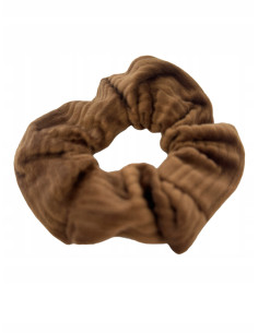 Gumka do włosów Scrunchie Lolita Accessories brązowa Natura 2