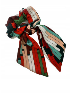 Lolita Accessories gumka do włosów scrunchie z kokardą