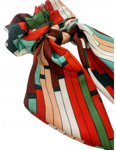 Lolita Accessories gumka do włosów scrunchie z kokardą 2