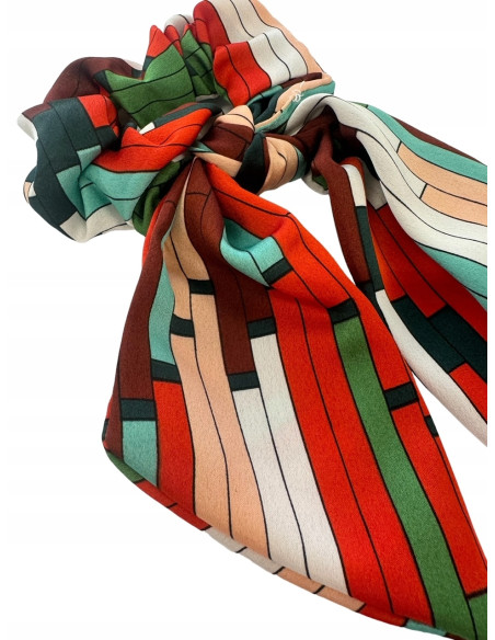 Lolita Accessories gumka do włosów scrunchie z kokardą