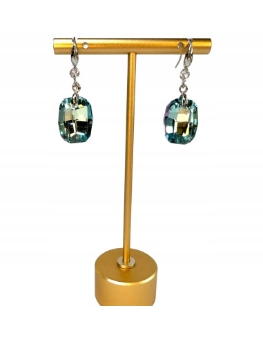 Kolczyki Kryształki CRYSTAL srebrny sztyft 925...