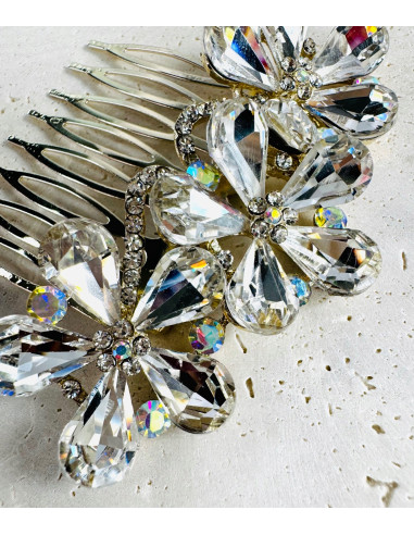 GRZEBIEŃ wsuwany do włosów wtykowy ozdobny...