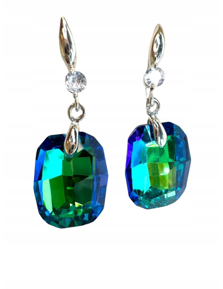 Kolczyki Kryształki CRYSTAL srebrny sztyft 925 Lolita Accessories