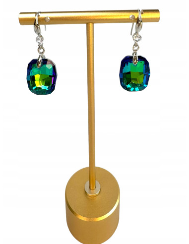 Kolczyki Kryształki CRYSTAL srebrny sztyft 925...