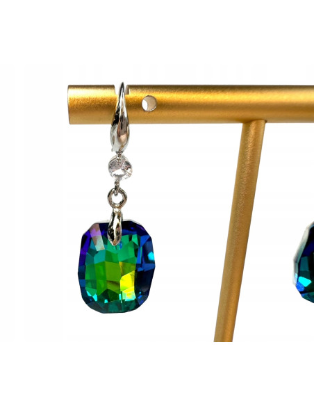 Kolczyki Kryształki CRYSTAL srebrny sztyft 925 Lolita Accessories