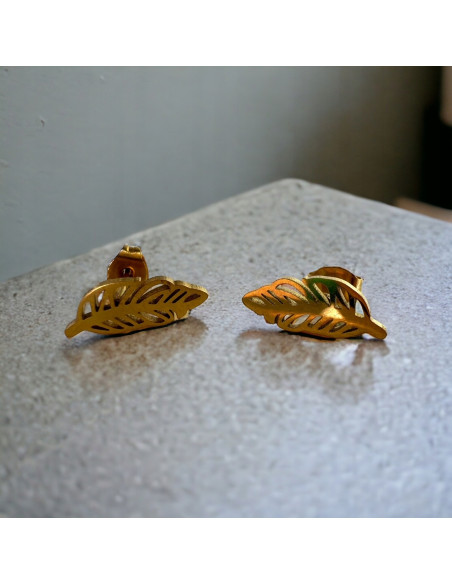 Kolczyki Zestaw STAL NIERDZEWNA Lolita Accessories złote Piny 4 PARY