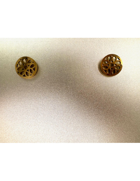 Kolczyki Zestaw STAL NIERDZEWNA Lolita Accessories złote Piny 4 PARY