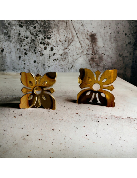 Kolczyki Zestaw STAL NIERDZEWNA Lolita Accessories złote Piny 4 PARY