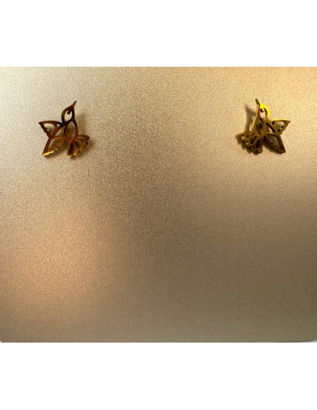 Kolczyki Zestaw STAL NIERDZEWNA Lolita Accessories złote Piny 4 PARY