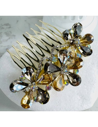 GRZEBIEŃ wsuwany do włosów wtykowy ozdobny...