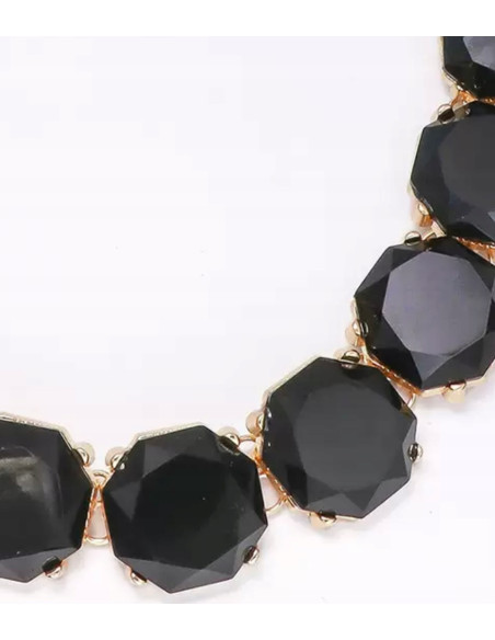 Naszyjnik Czarny pod pod szyję Lolita Accessories Czarna Kolia