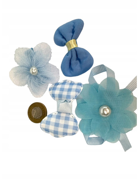 Spinki dla dziecka dziewczynki Kwiatki Lolita Accessories Zestaw 4 sztuki
