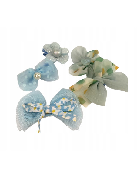 Spinki dla dziecka dziewczynki Kwiatki Lolita Accessories Zestaw 5 sztuk