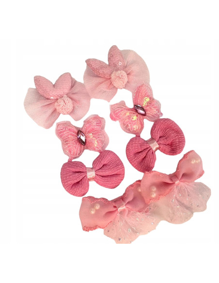 Spinki dla dziecka dziewczynki Lolita Accessories Zestaw 8 sztuk