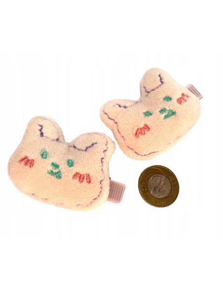 Spinki dla dziecka dziewczynki Pluszaki Lolita Accessories Zestaw 2 sztuki