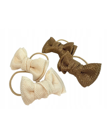 Gumki do włosów dla dziewczynki KOKARDKI Lolita Accessories Zestaw 4 sztuki