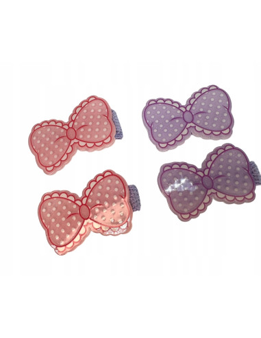 Spinki dla dziecka dziewczynki Kokardki Lolita...