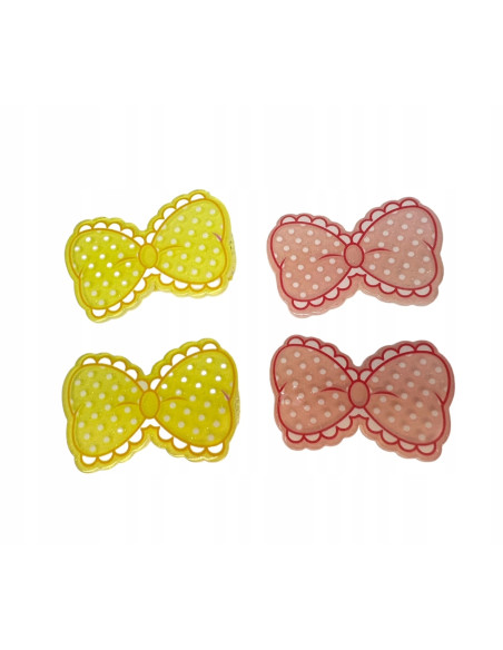 Spinki dla dziecka dziewczynki Kokardki Lolita Accessories Zestaw 4 sztuki