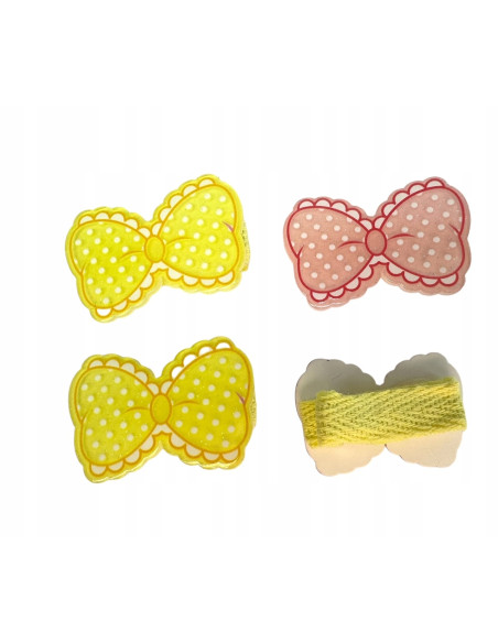 Spinki dla dziecka dziewczynki Kokardki Lolita Accessories Zestaw 4 sztuki