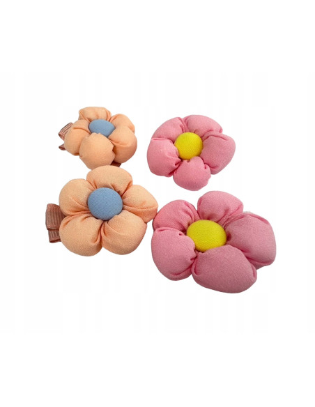 Spinki dla dziecka dziewczynki Kwiatki Lolita Accessories Zestaw 4 sztuki
